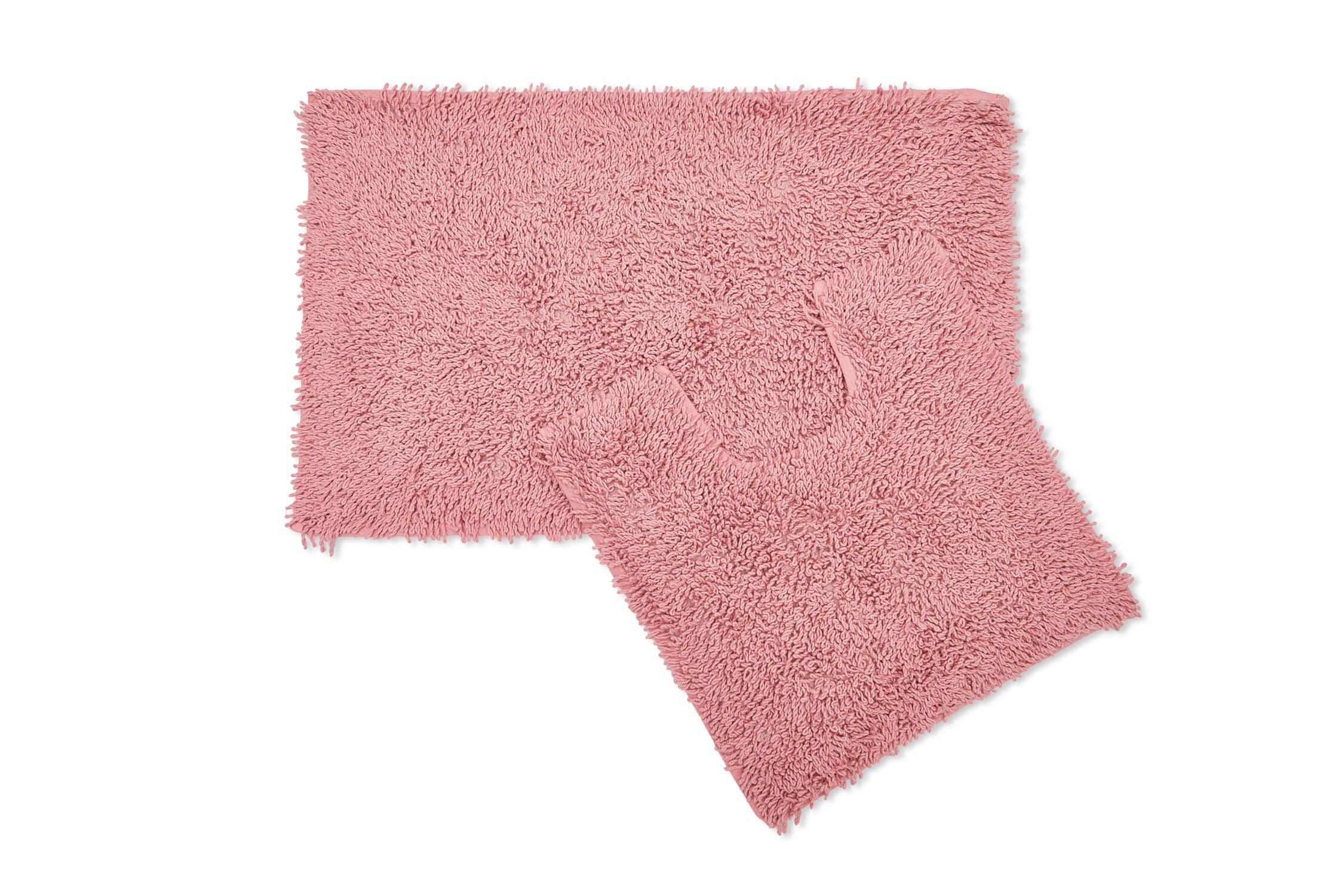 Tumble Twist Pure Cotton 2pc Bath set in Pink - Image 3