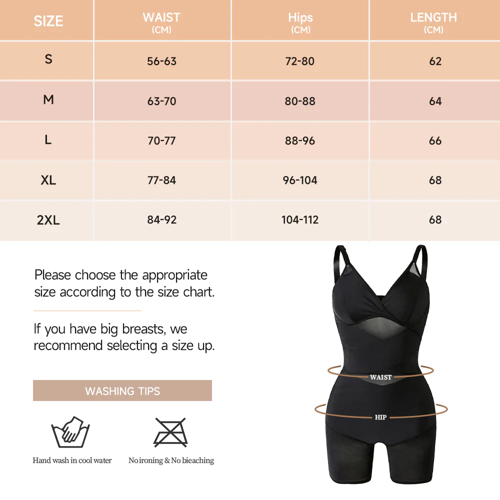 Tummy Control Boyshorts Sculpting Shapewear Mesh Bodysuit - Image 9