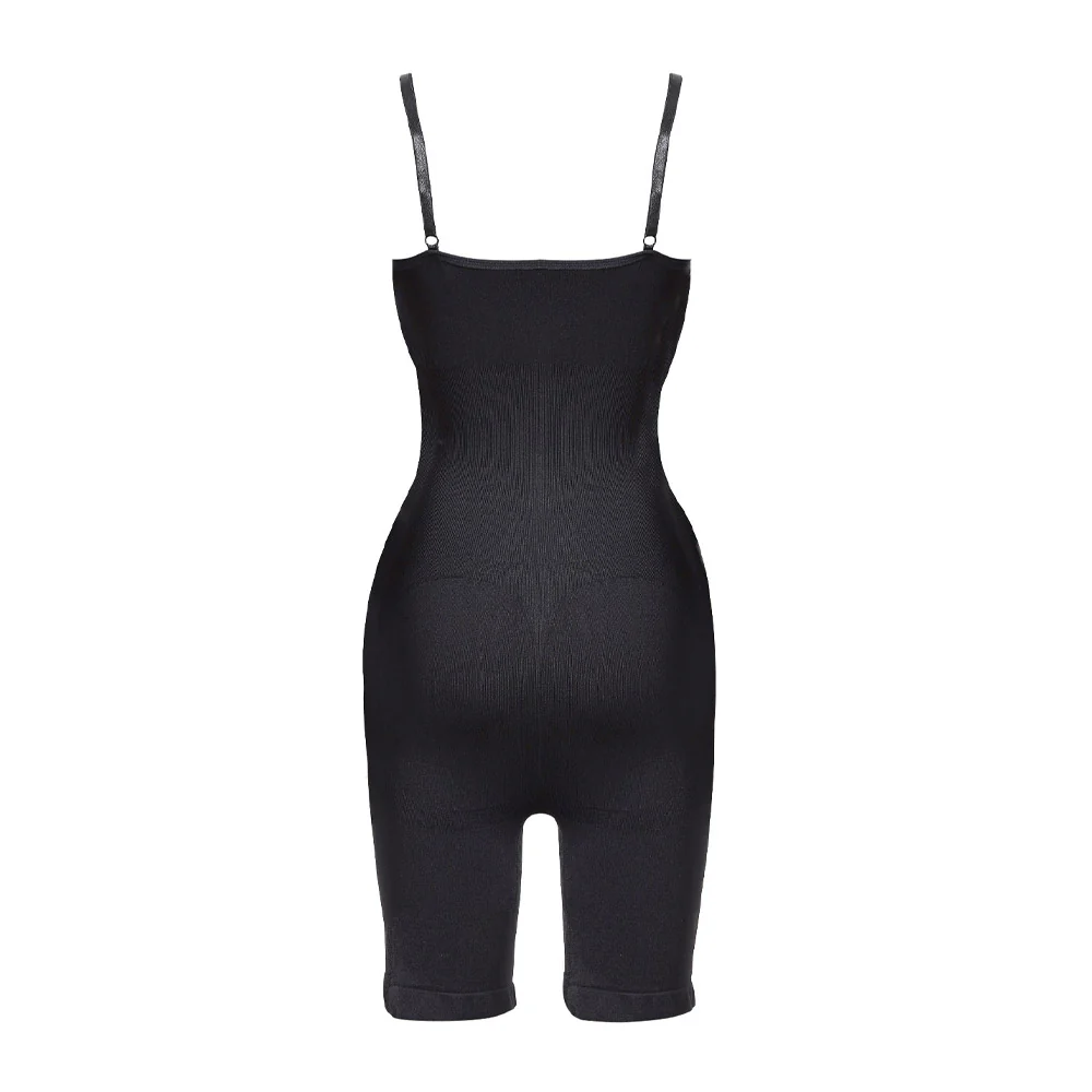 Tummy Control Seamless Boyshorts Sculpting Shapewear Bodysuit - Image 3
