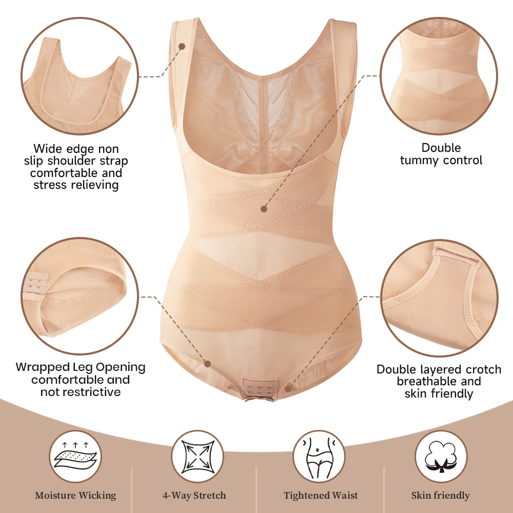 Tummy Control Shapewear Bodysuit - Image 7