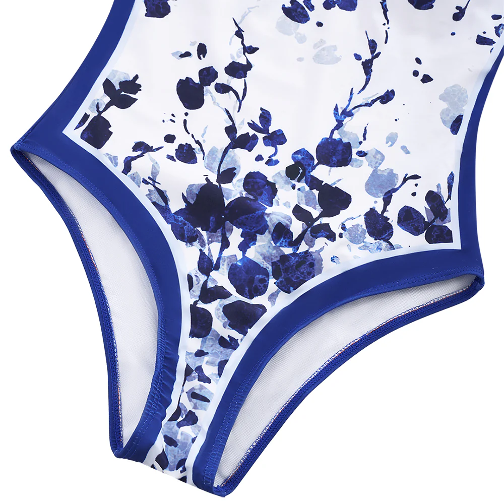 Tummy Control Swimsuit with Cover Up Skirt - Image 8