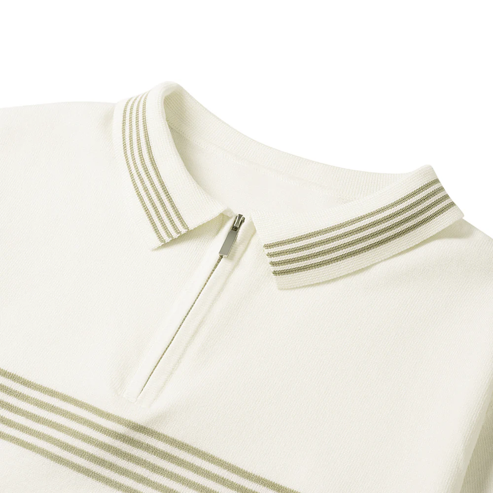 Turn-Down Short-Sleeve Polo Shirt - Image 4