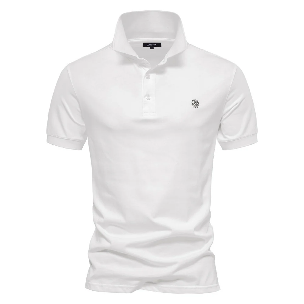 Turn-Down Short-Sleeve Polo Shirt - Image 2