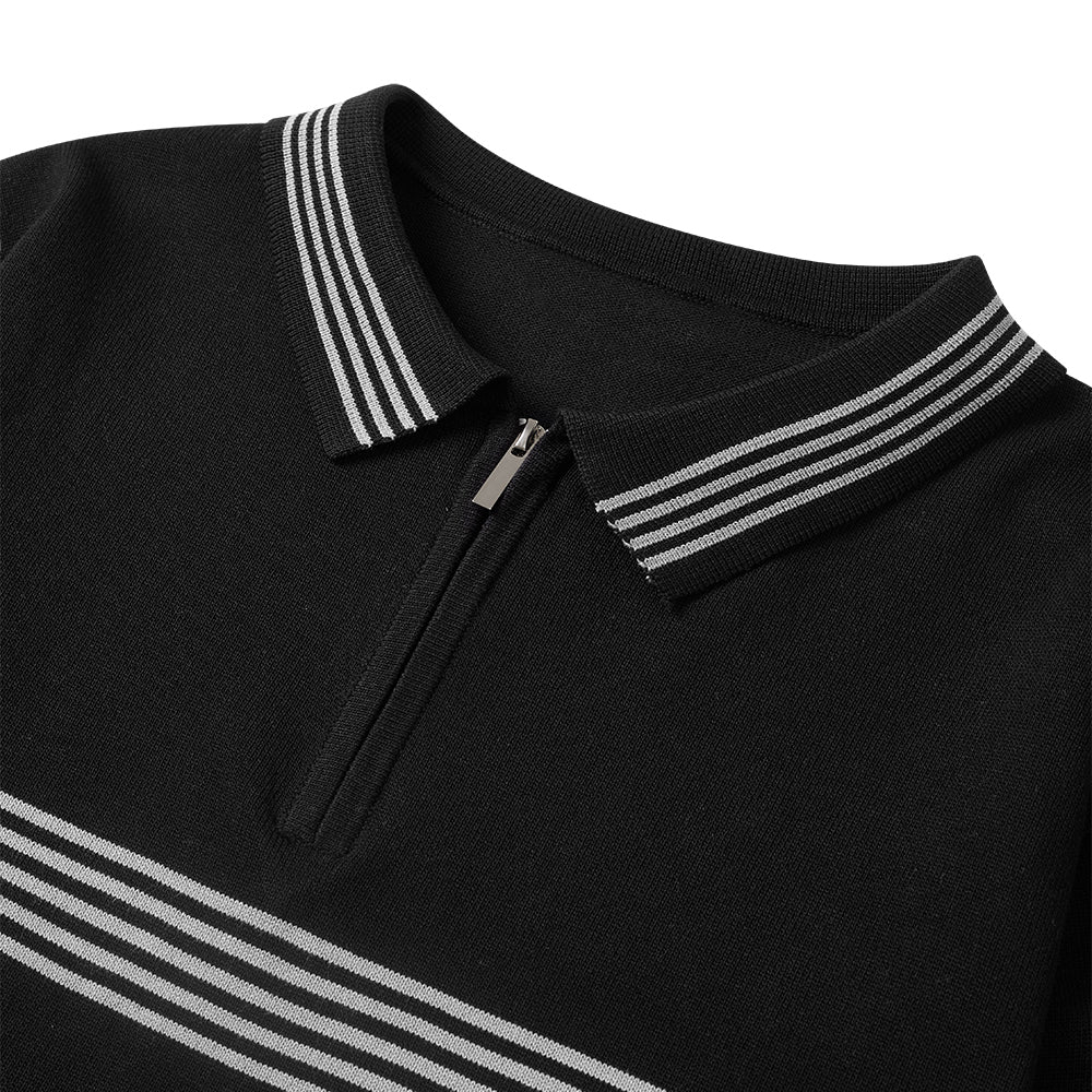 Turn-Down Short-Sleeve Polo Shirt - Image 4