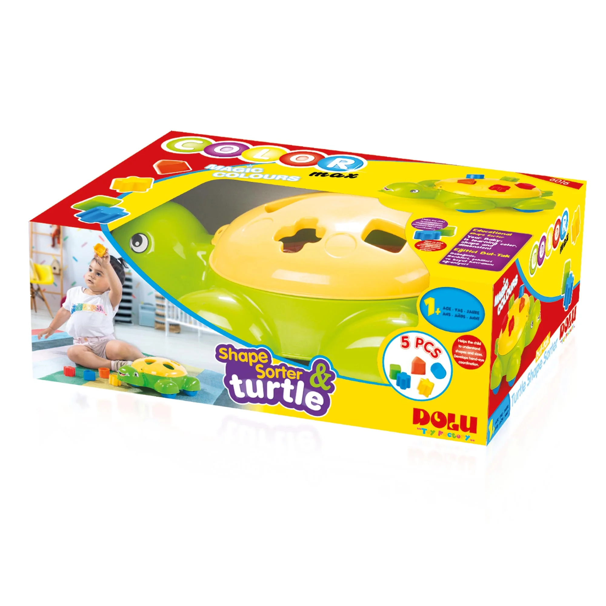 Turtle Shape Sorter 5 Pcs - Image 2
