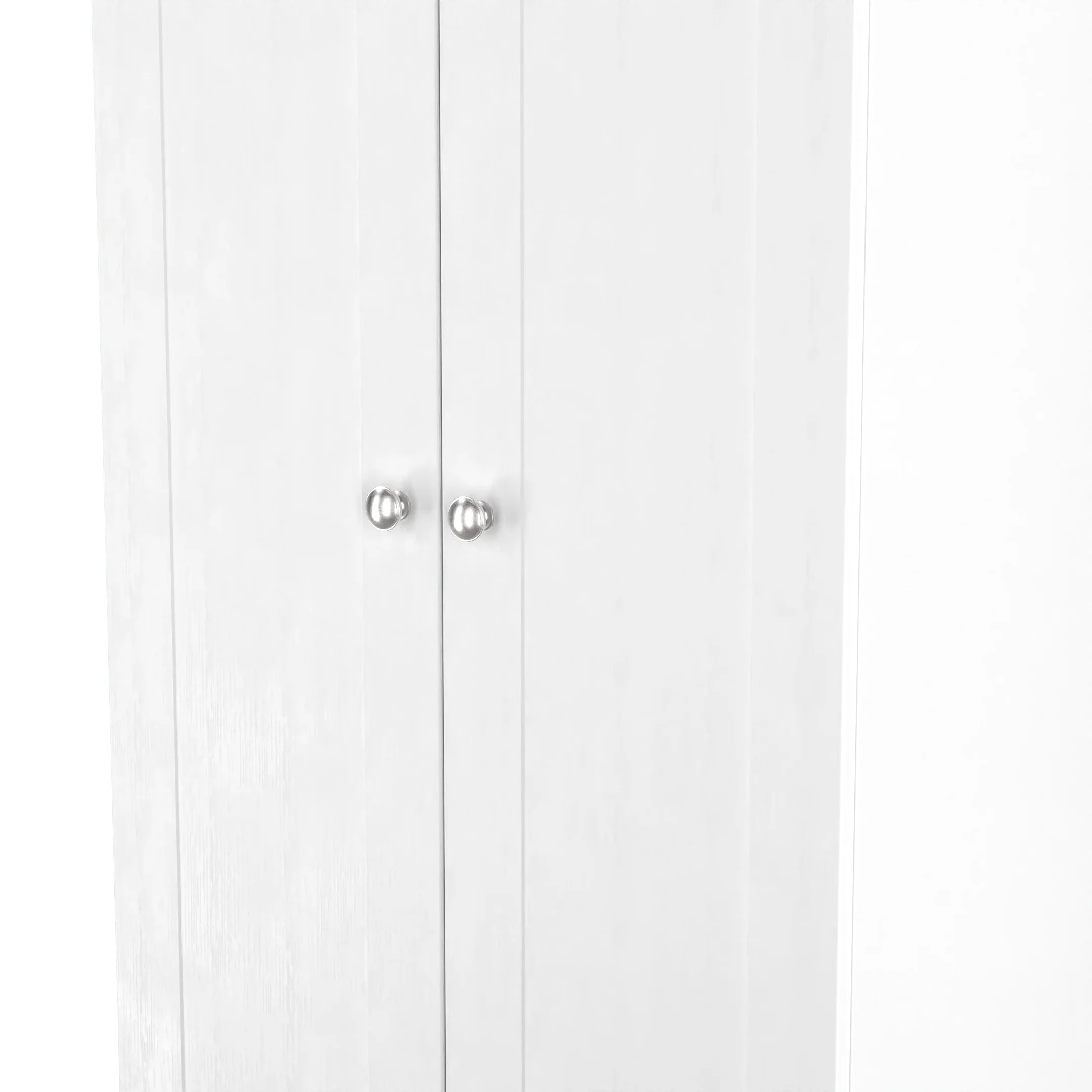 Tutbury Ready Assembled 2 Door Wardrobe in White Ash & Bardolino Oak - Image 5