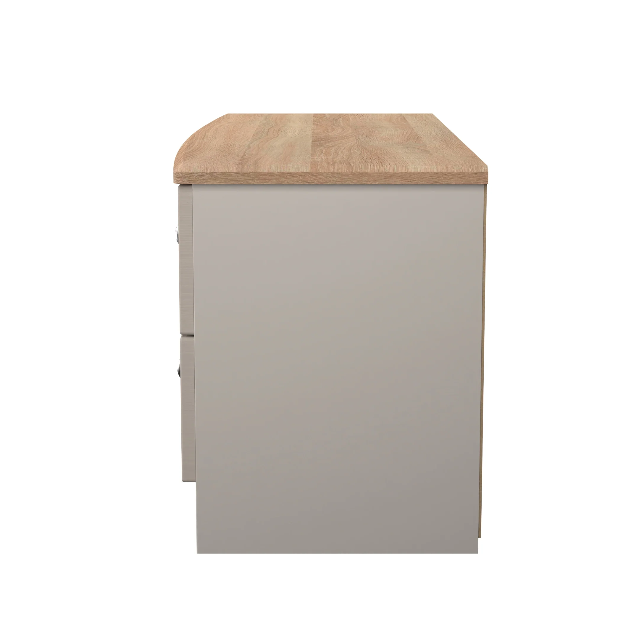 Tutbury Ready Assembled 4 Drawer Bed Box in Kashmir Ash & Bardolino Oak - Image 3