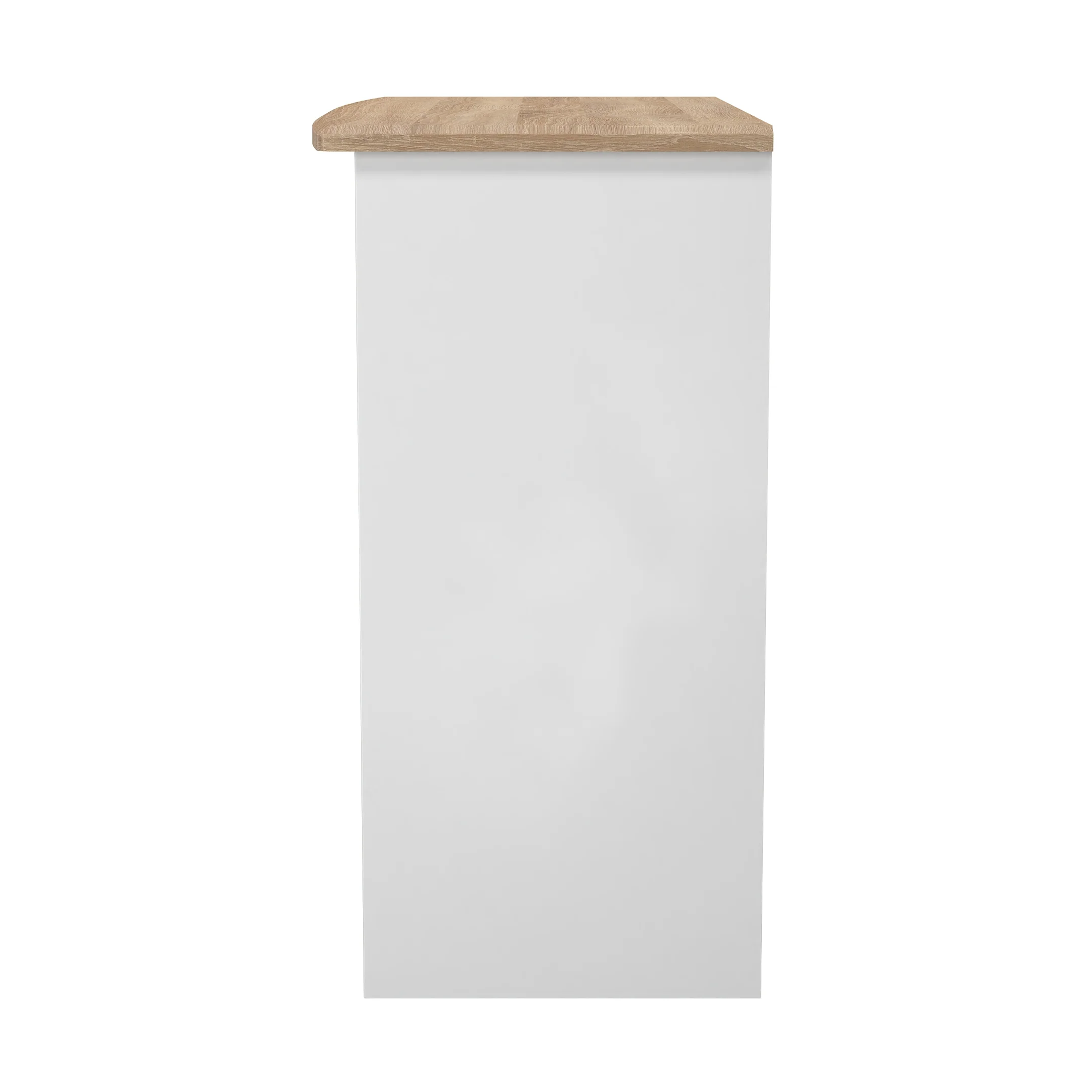Tutbury Ready Assembled Vanity in White Ash & Bardolino Oak - Image 3