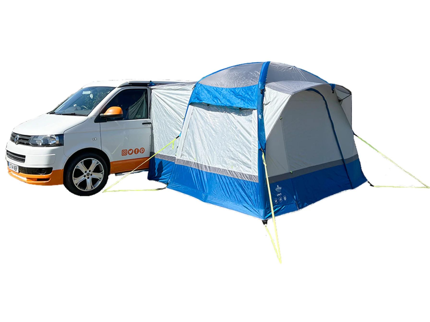 Uno Breeze® Inflatable Campervan Awning Blue