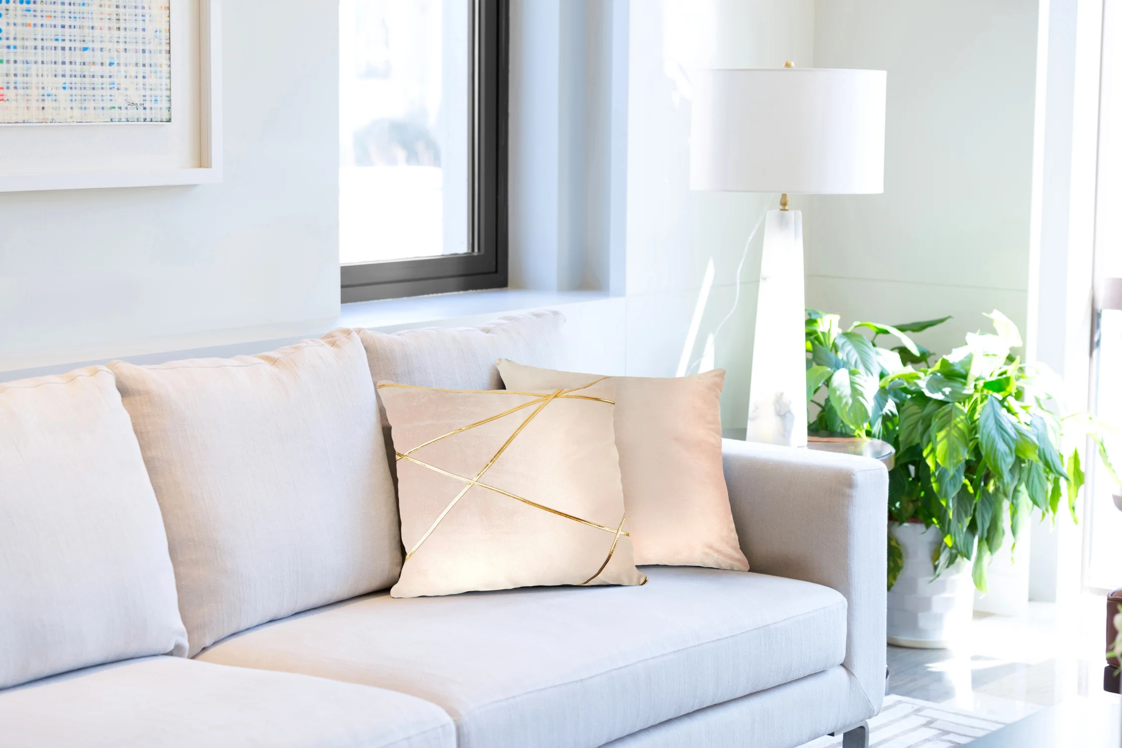 Vancouver - Cushion Cover in Blush Pink