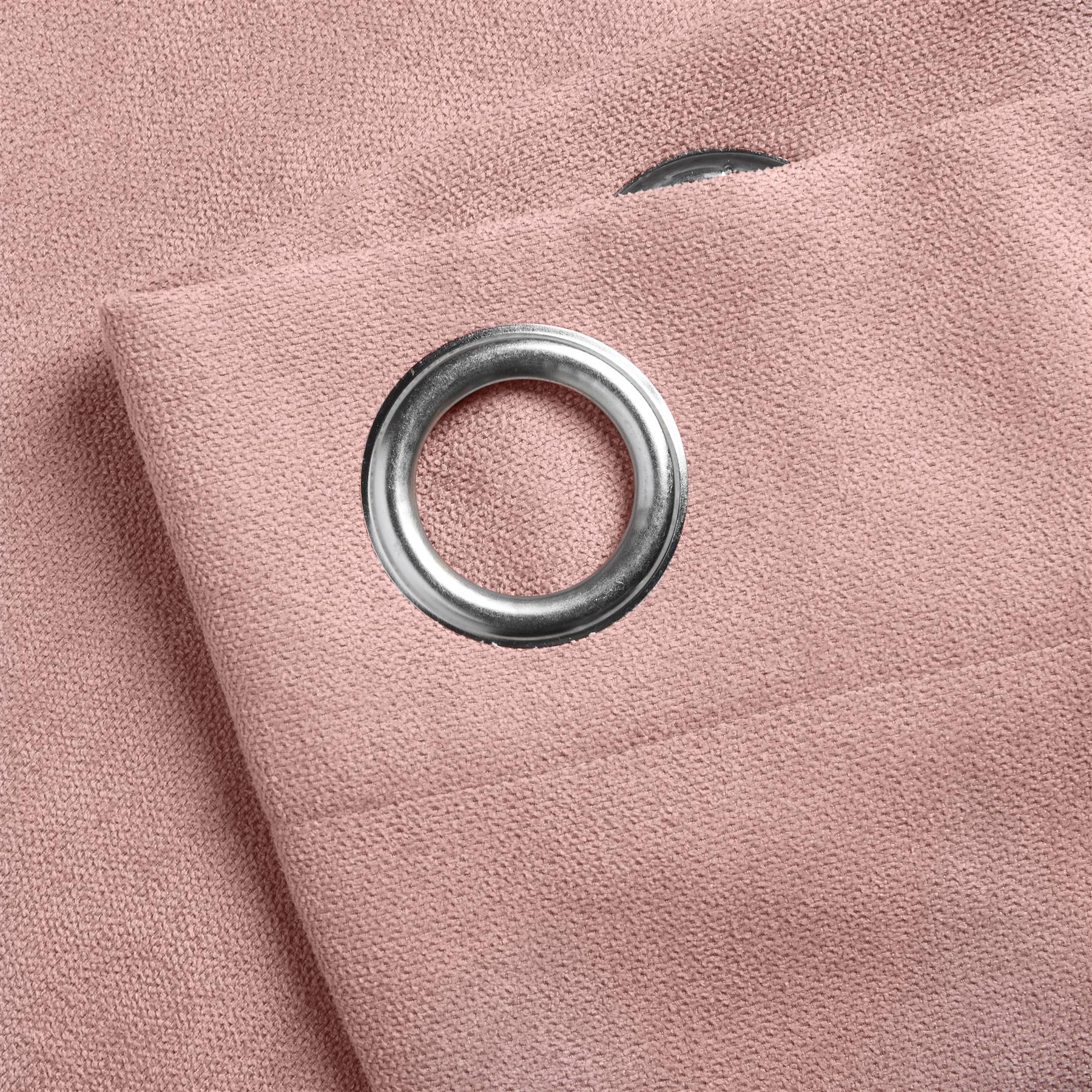 Velvet Chenille Unlined Ring Top Curtains - Image 4