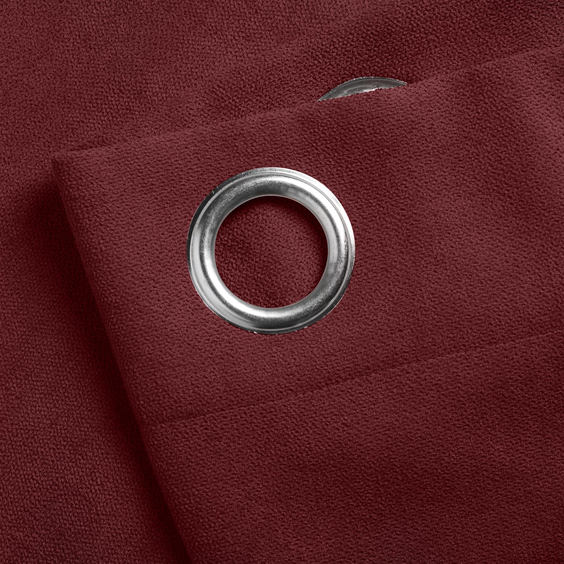 Velvet Chenille Unlined Ring Top Curtains - Image 3