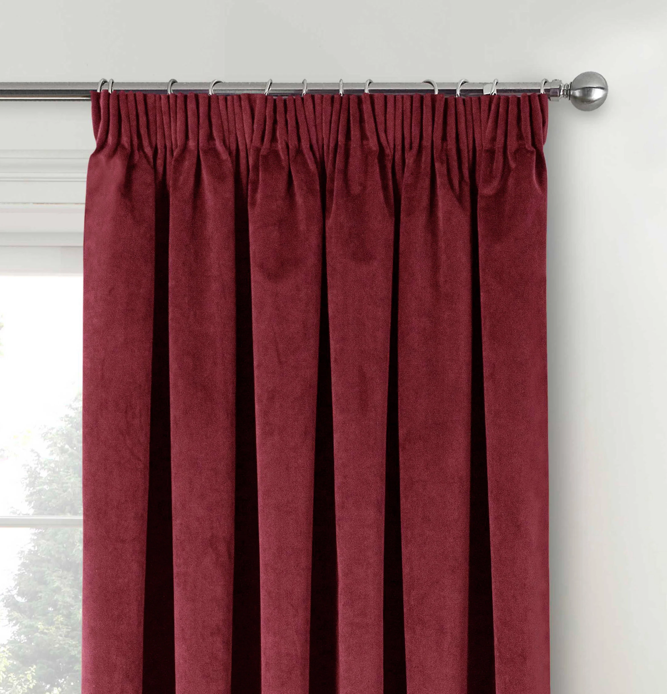 Velvet, Supersoft, 100% Blackout, Thermal (SINGLE) Door Curtain With Tape Top - Image 12