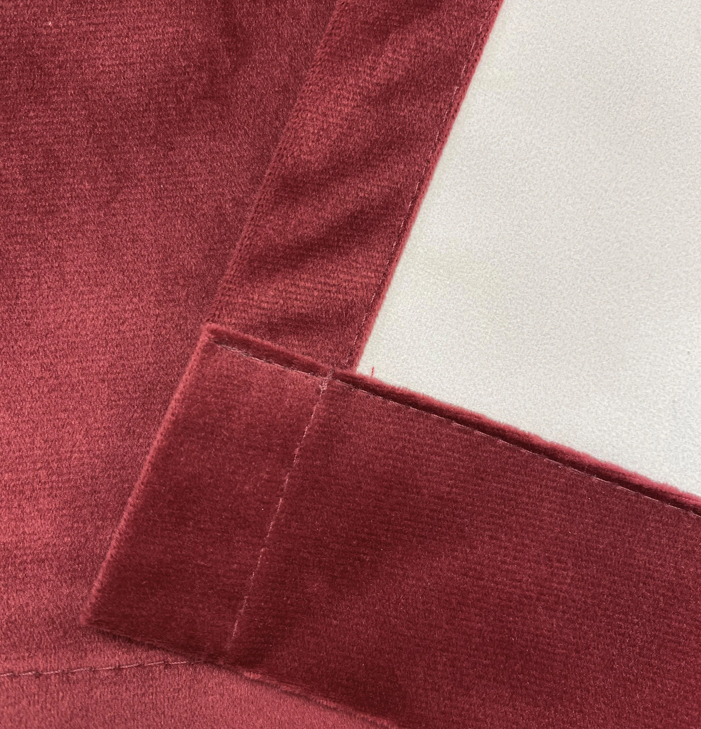 Velvet, Supersoft, 100% Blackout, Thermal (SINGLE) Door Curtain With Tape Top - Image 14