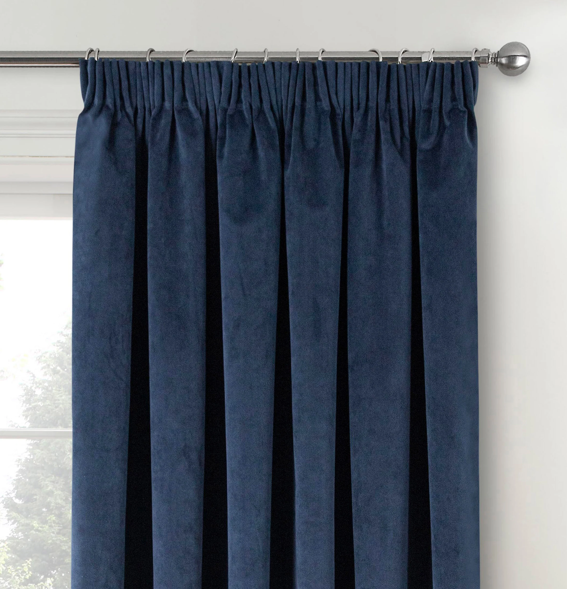 Velvet, Supersoft, 100% Blackout, Thermal (SINGLE) Door Curtain With Tape Top - Image 17