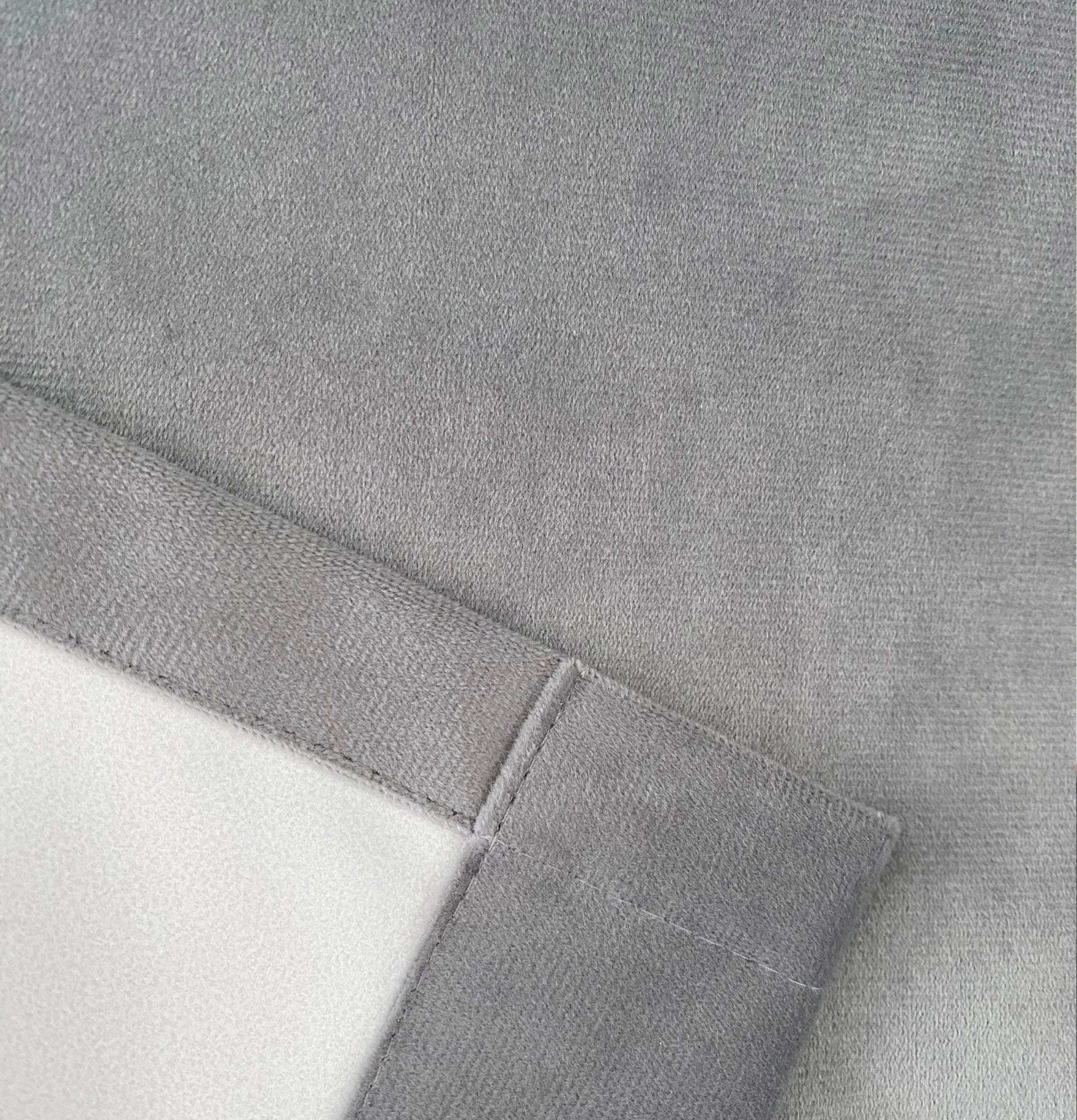 Velvet, Supersoft, 100% Blackout, Thermal (SINGLE) Door Curtain With Tape Top - Image 4