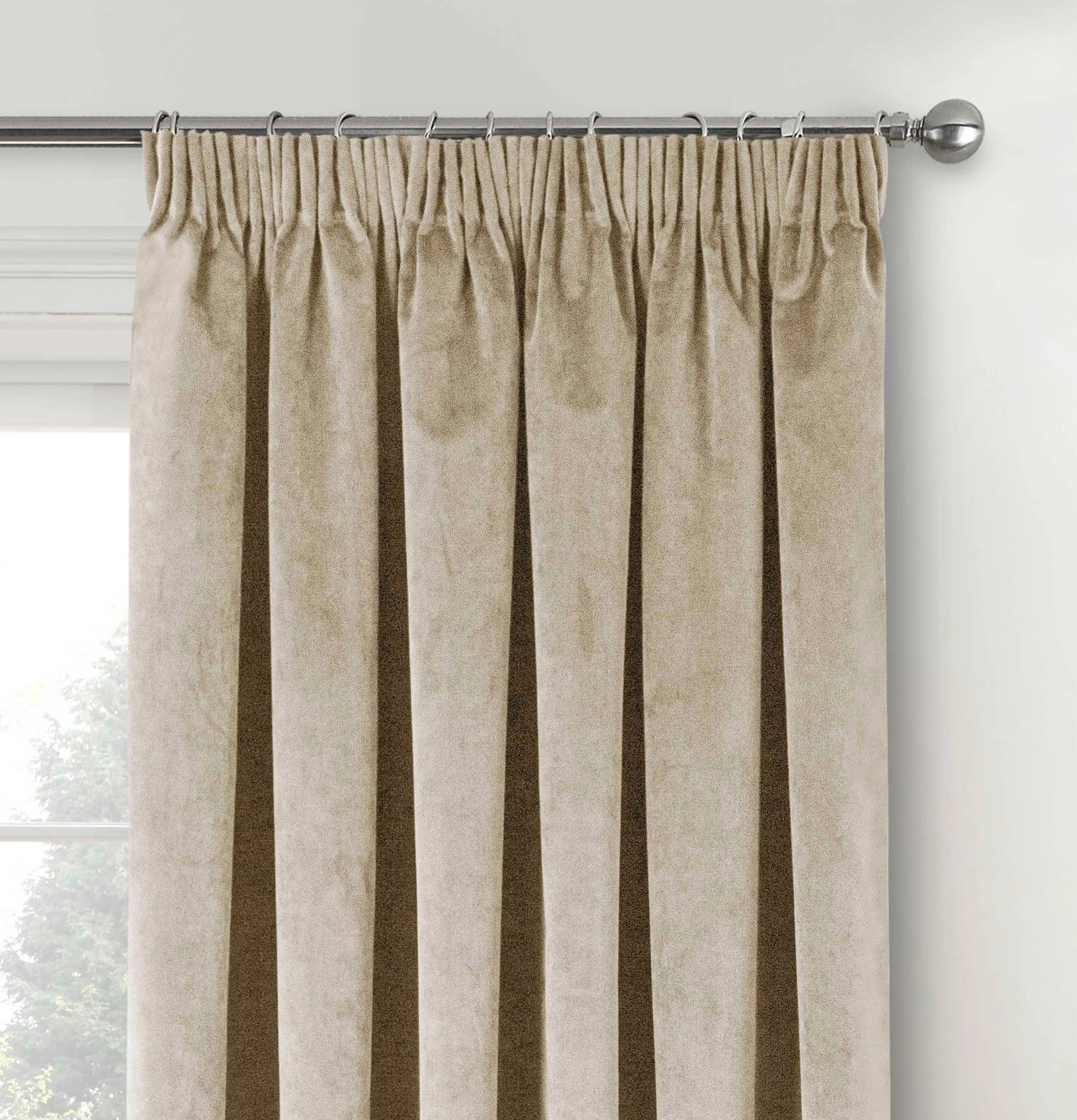 Velvet, Supersoft, 100% Blackout, Thermal (SINGLE) Door Curtain With Tape Top - Image 7