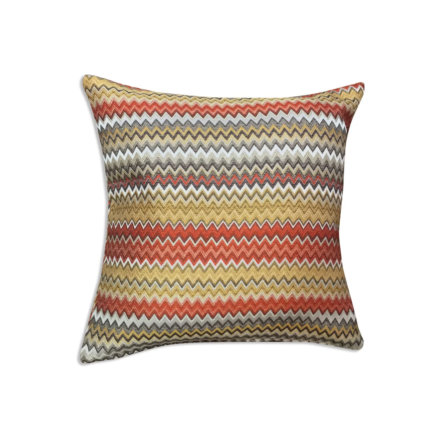 Venice Jacquard Cushion Cover in Terracotta - Image 2