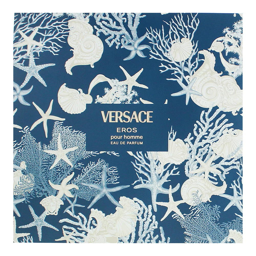 Versace Eros Pour Homme 3 Piece Gift Set: Eau De Parfum 100ml - Eau De Parfum 5m - Image 3