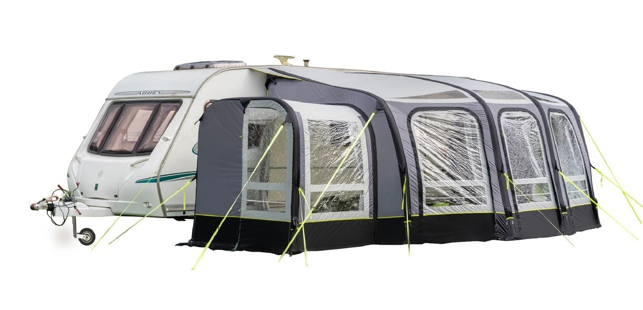 View 420 Caravan Inflatable Porch Awning With Porch Extension