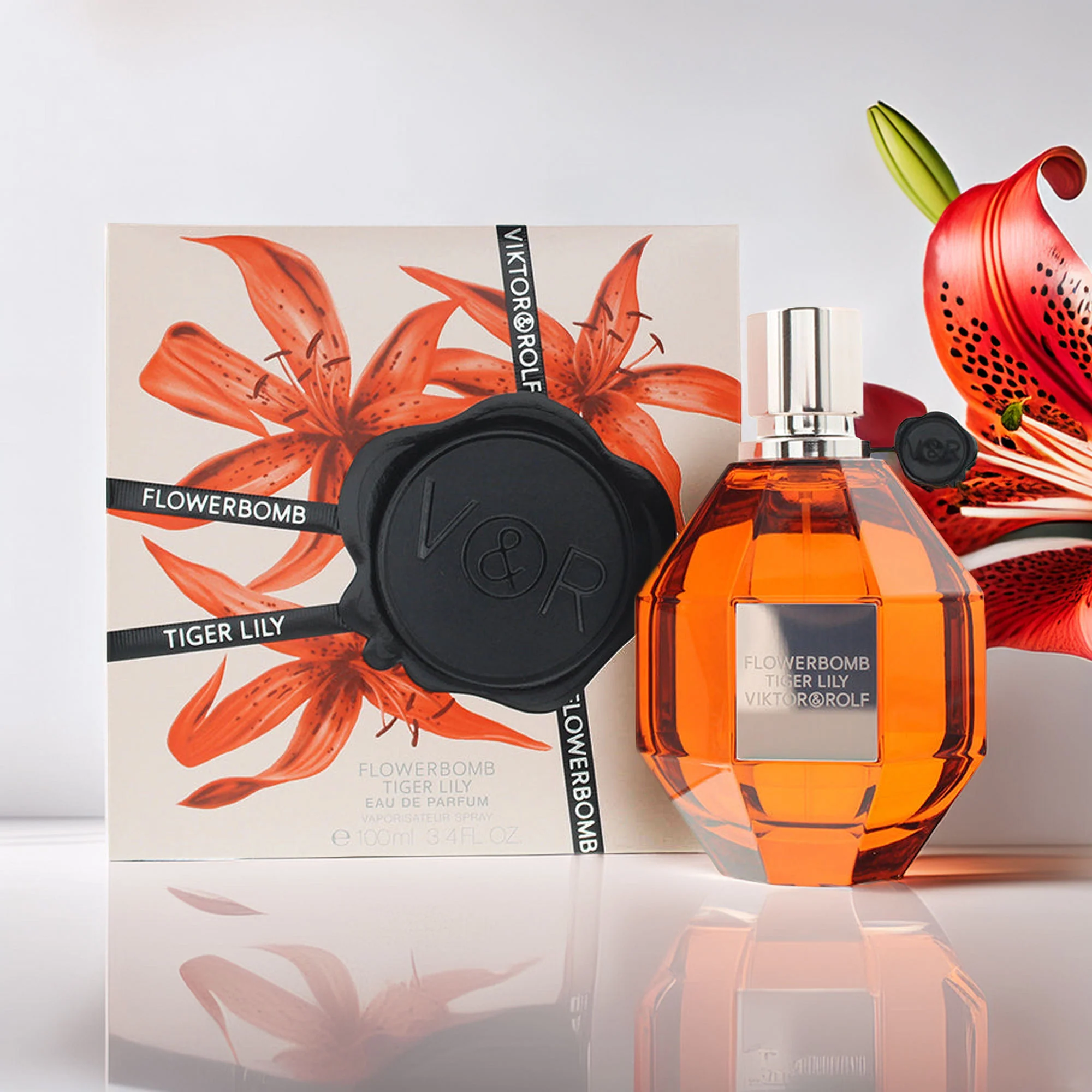 Viktor & Rolf Flowerbomb Tiger Lily Eau de Parfum 100ml - Image 3