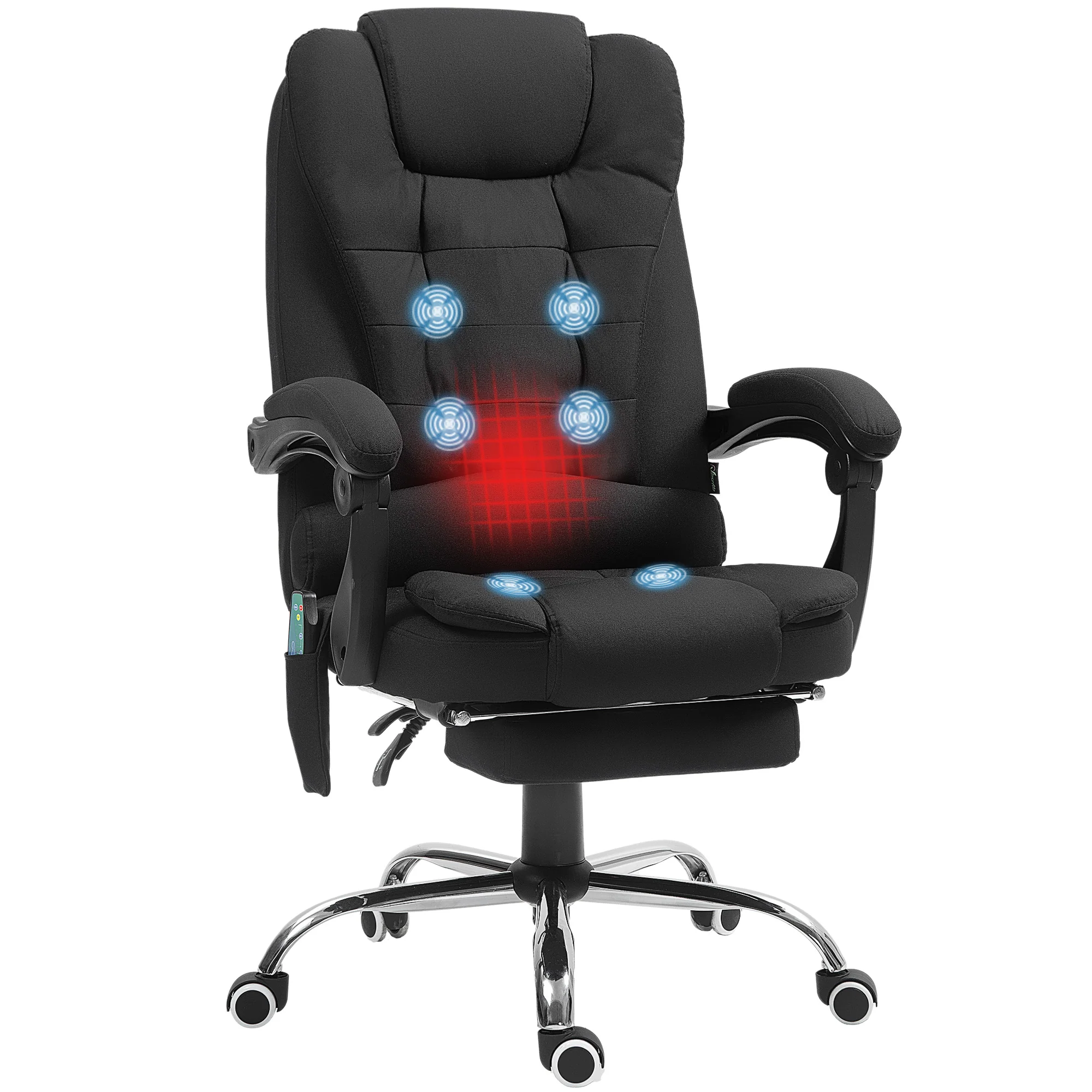 Vinsetto Ergonomic Heated 6 Points Vibration Massage Office Chair - Image 10