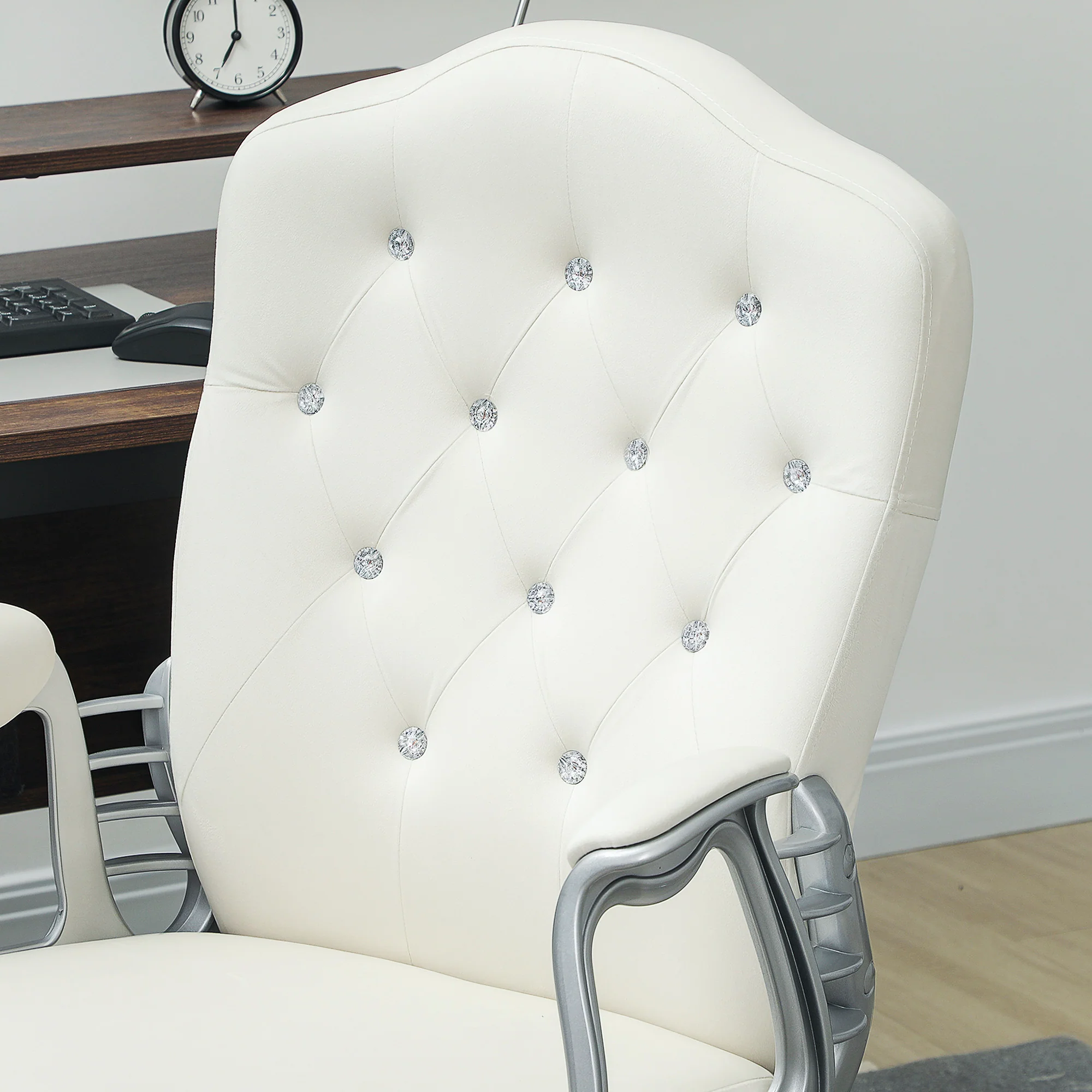 Vinsetto Home Office Chair with Adjustable Height Tilt Function - Image 8