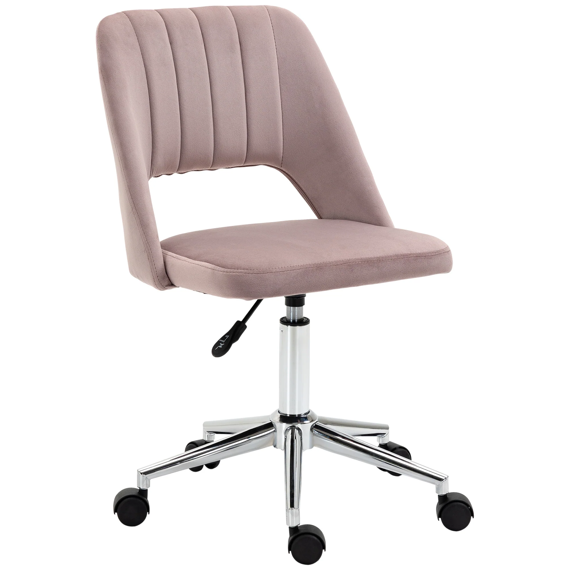 Vinsetto Mid-Back Swivel Home Office Chair Scallop Computer Chair - Image 19