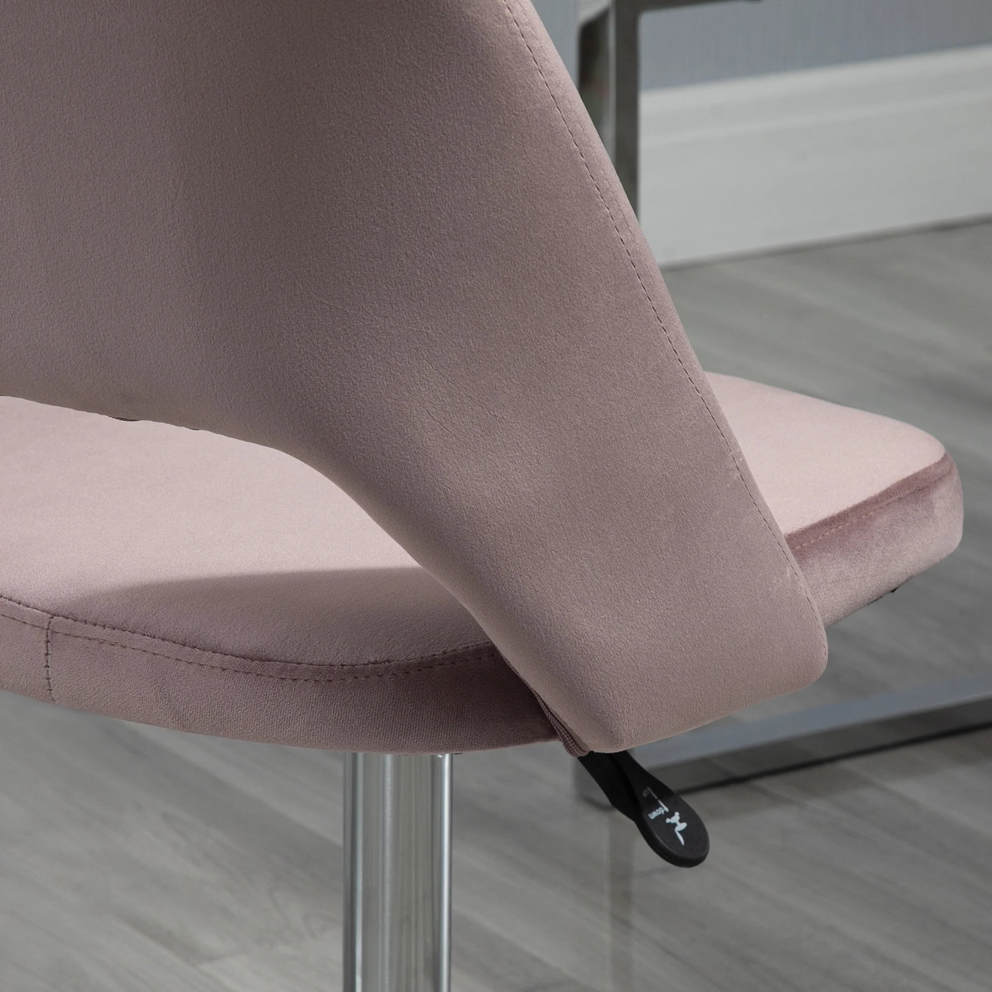 Vinsetto Mid-Back Swivel Home Office Chair Scallop Computer Chair - Image 26