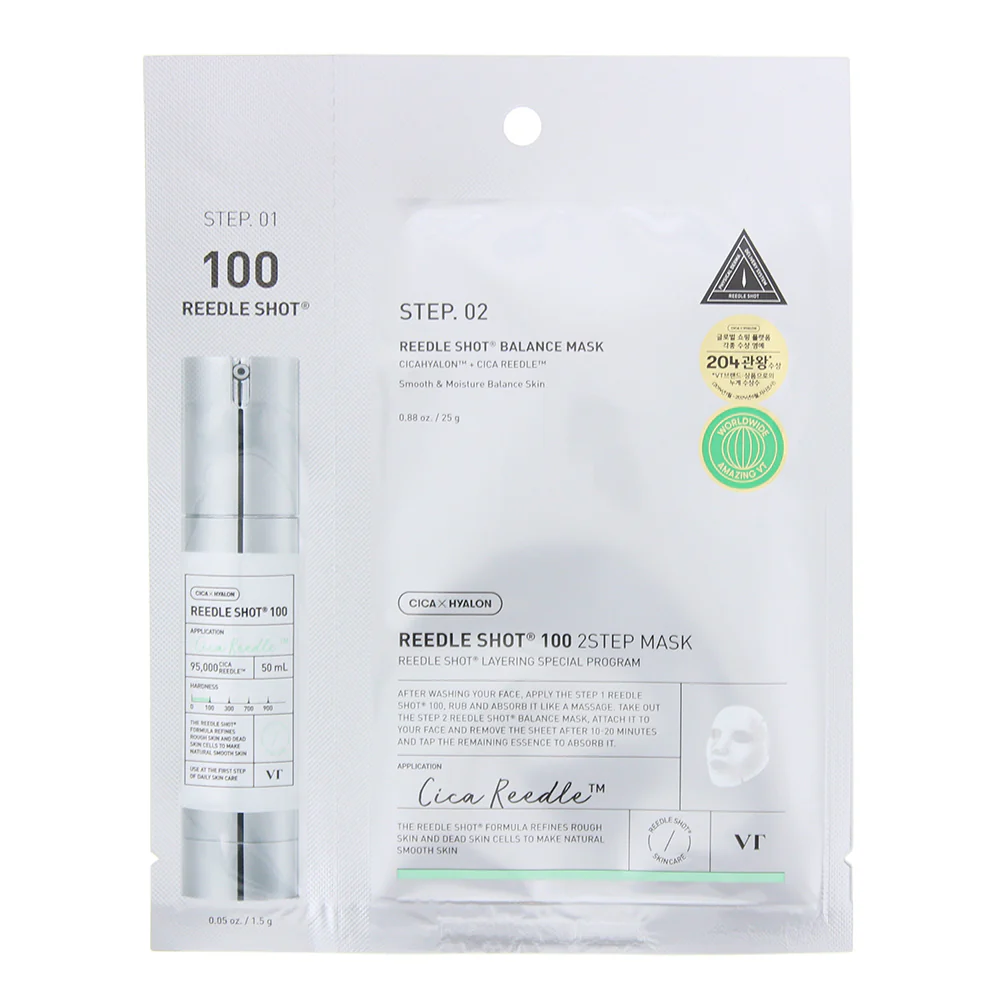 VT Cosmetics Reedle Shot 100 2 Step Mask 26.5g