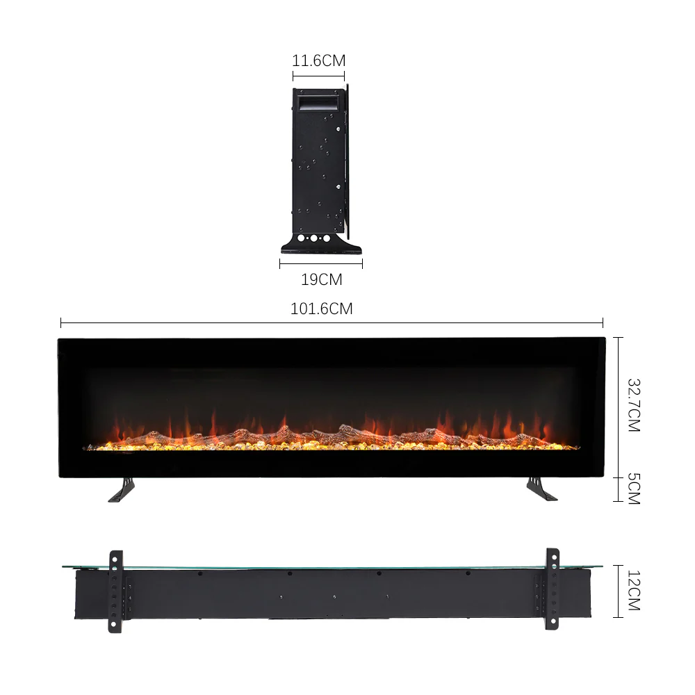 Wall Mount Electric Fireplace - Image 9
