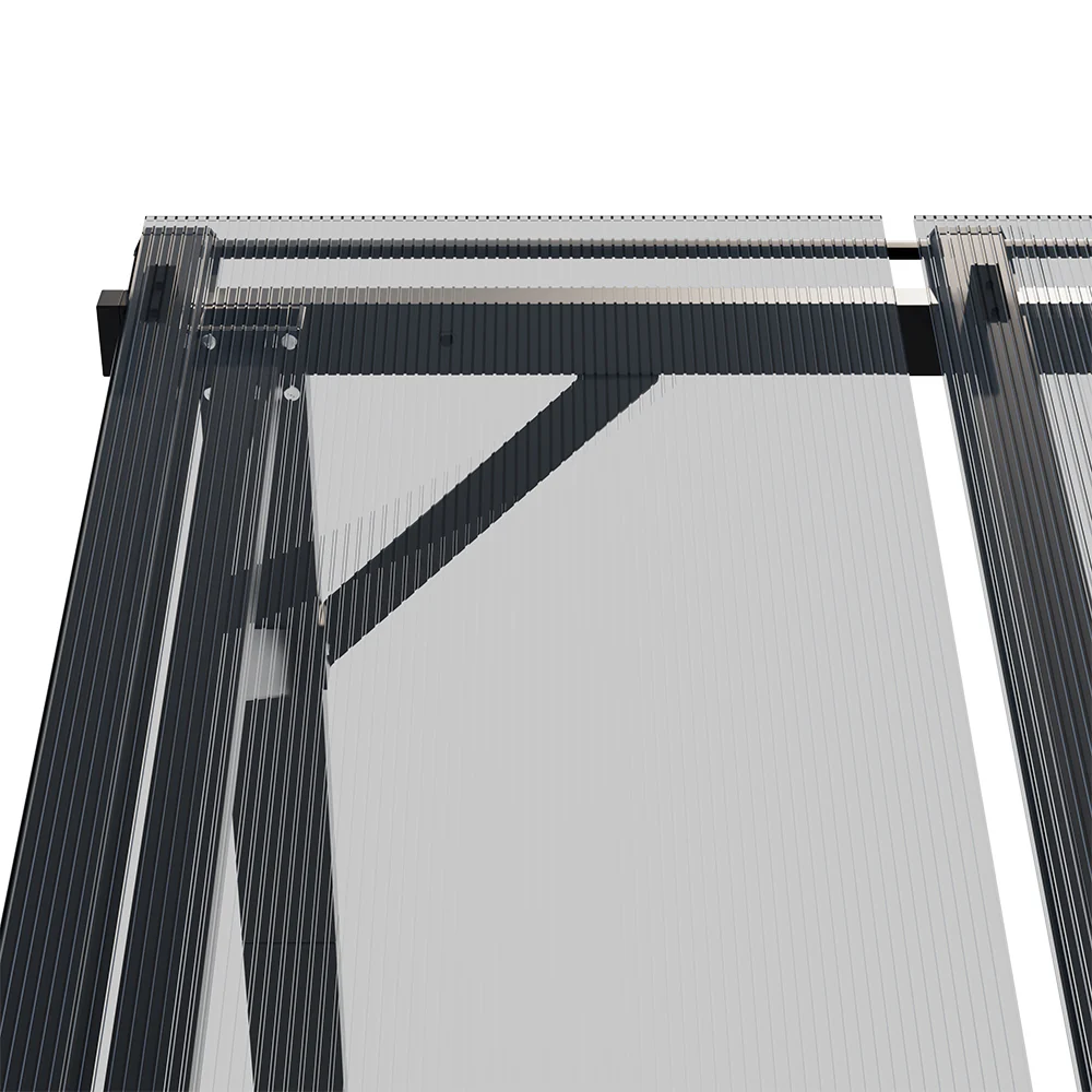Wall-Mounted Lean to Patio Canopy L or XL - Image 6