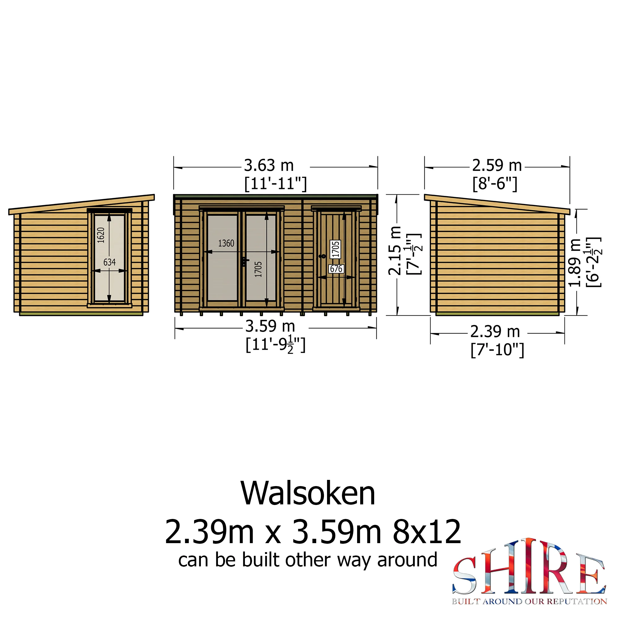 Walsoken Log Cabin With Storage - Image 5