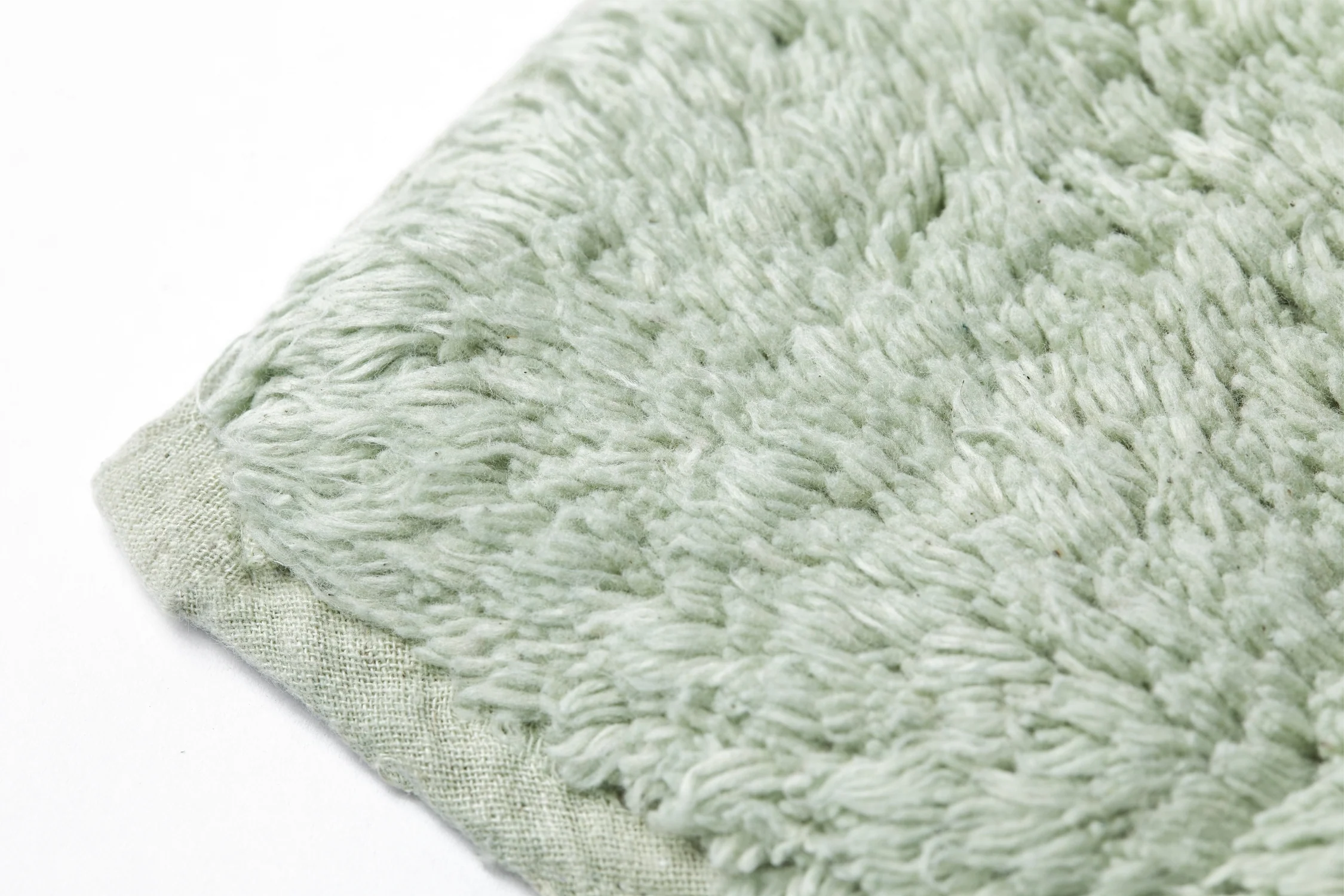 Waves Pure Cotton Jacquard 2pc Bath set in Green