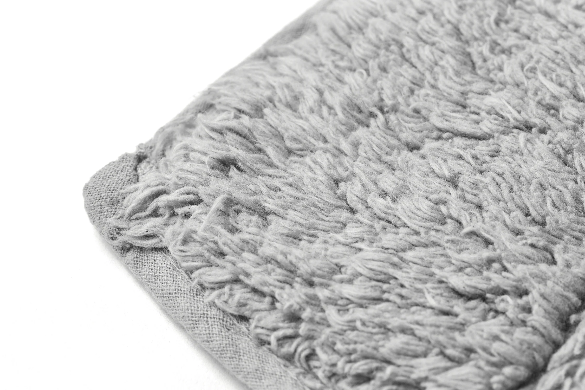 Waves Pure Cotton Jacquard 2pc Bath set in Silver - Image 3