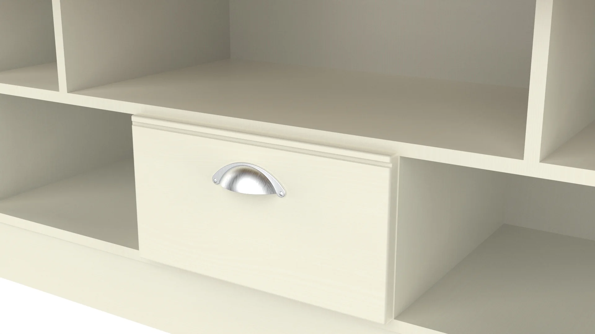 Westminster Ready Assembled 1 Drawer TV & Media Unit in Cream Ash & Riviera Oak - Image 9