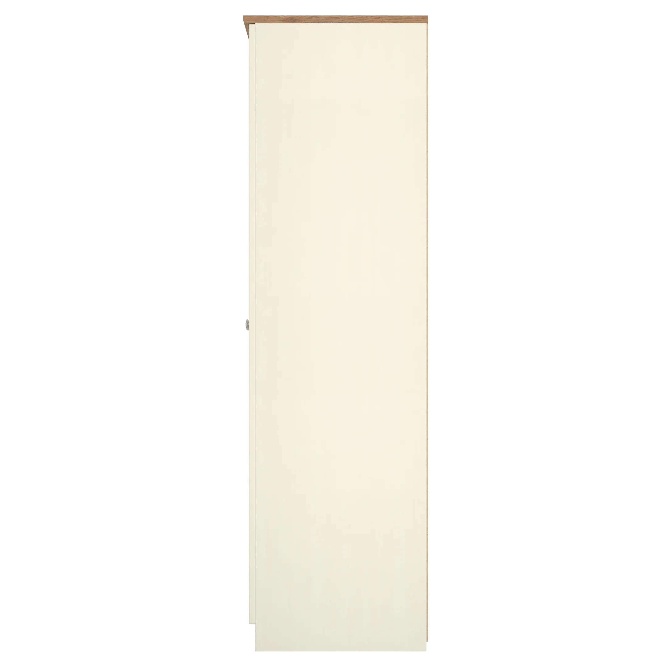 Westminster Ready Assembled 2 Door Wardrobe In Cream Ash & Riviera Oak - Image 3