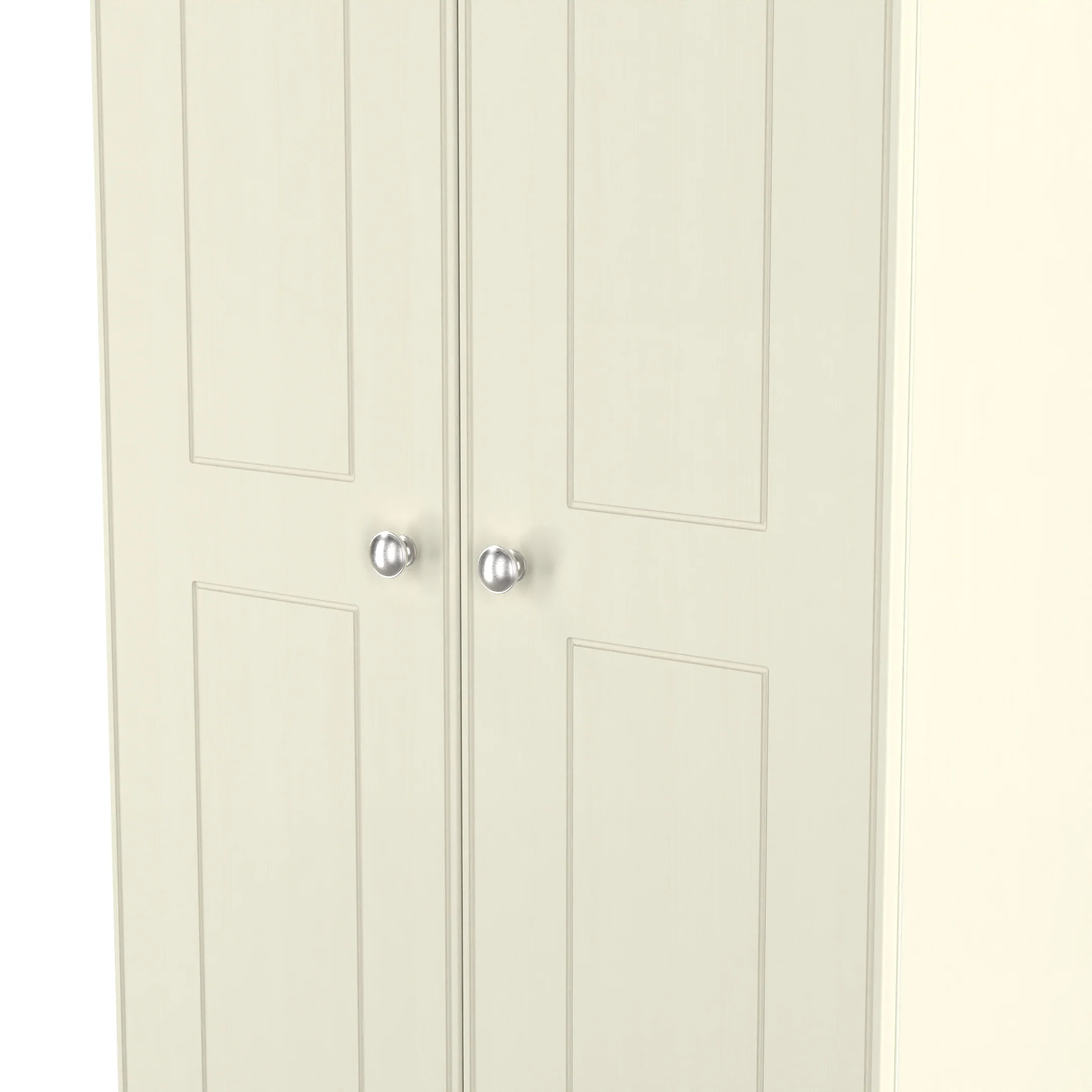Westminster Ready Assembled 2 Door Wardrobe In Cream Ash & Riviera Oak - Image 5
