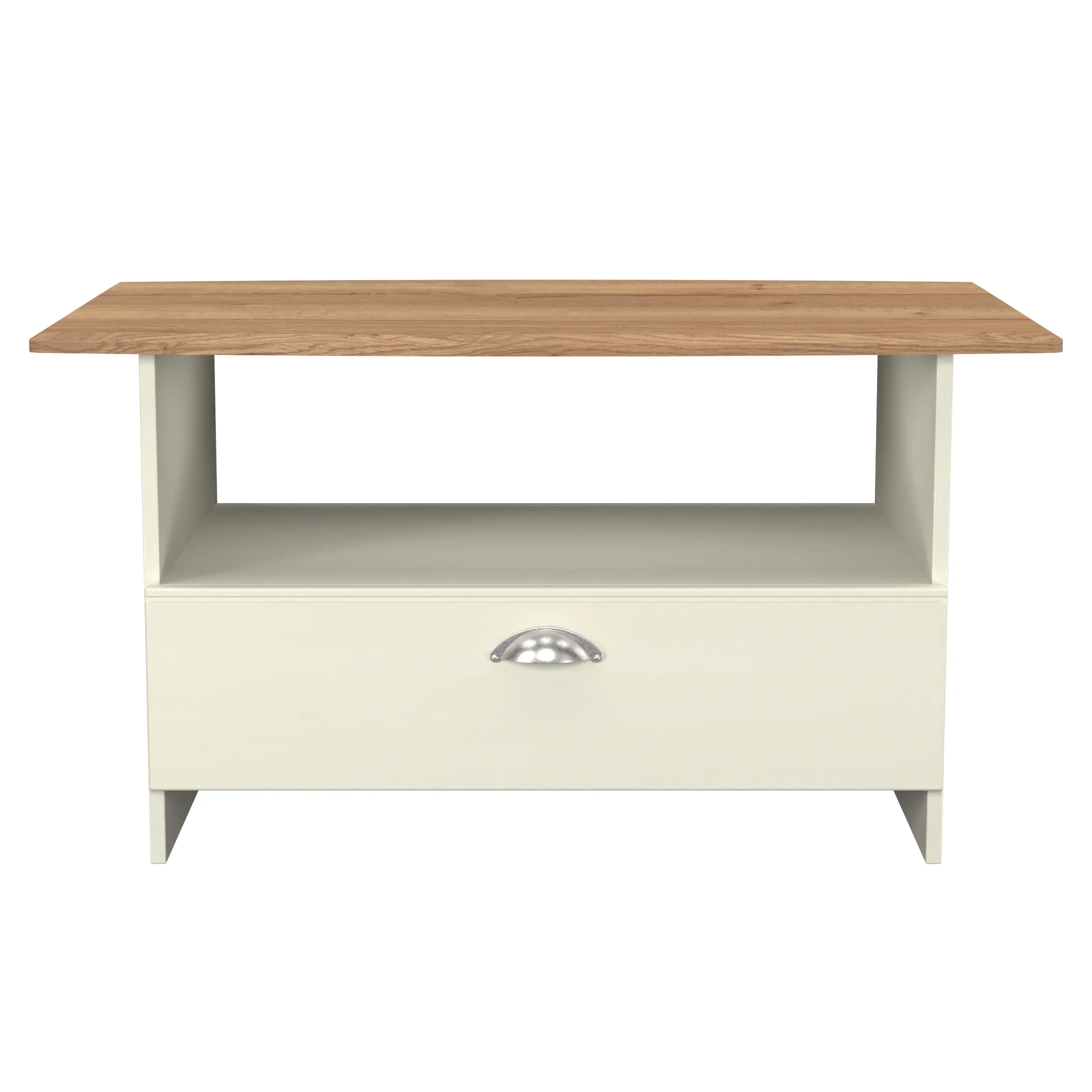 Westminster Ready Assembled Bottom Drawer Coffee Table in Cream Ash & Riviera Oak - Image 2