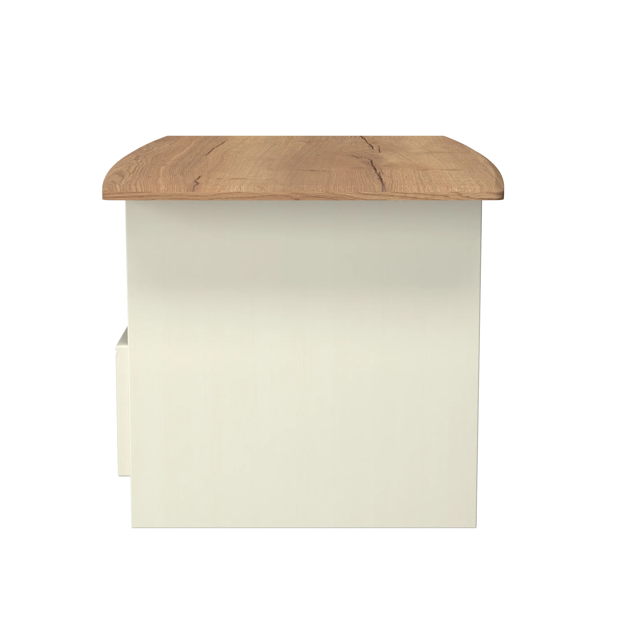 Westminster Ready Assembled Bottom Drawer Coffee Table in Cream Ash & Riviera Oak - Image 3