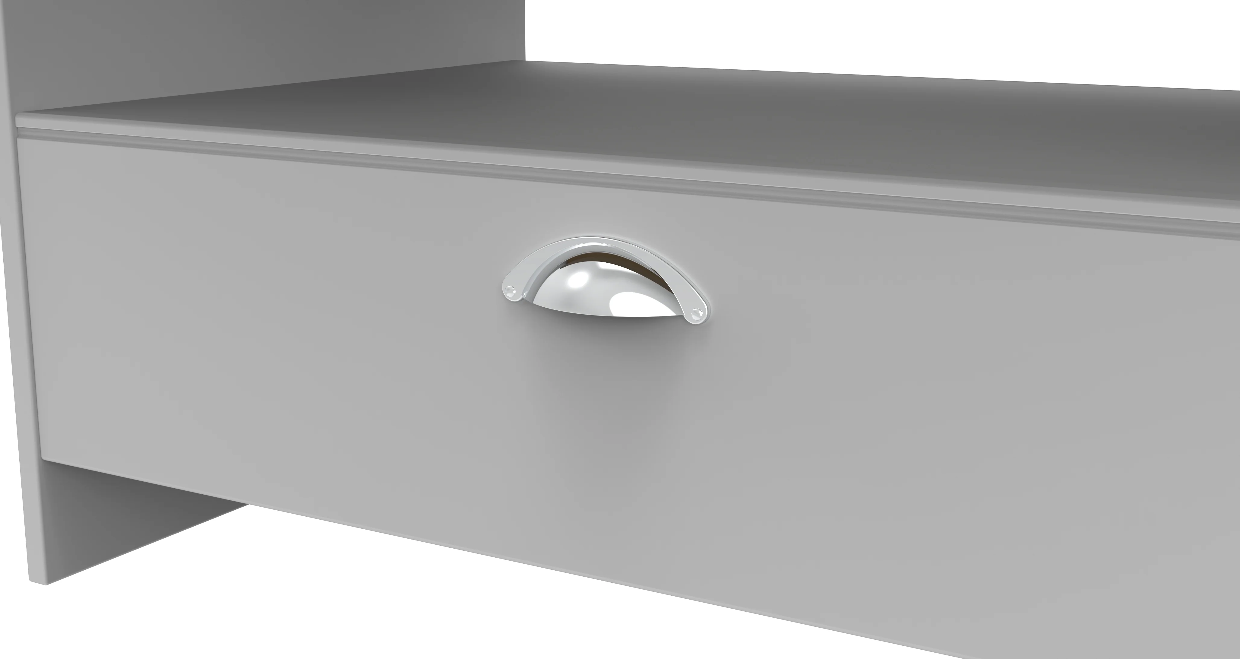 Westminster Ready Assembled Bottom Drawer Coffee Table In Grey Matt & Riviera Oak - Image 3