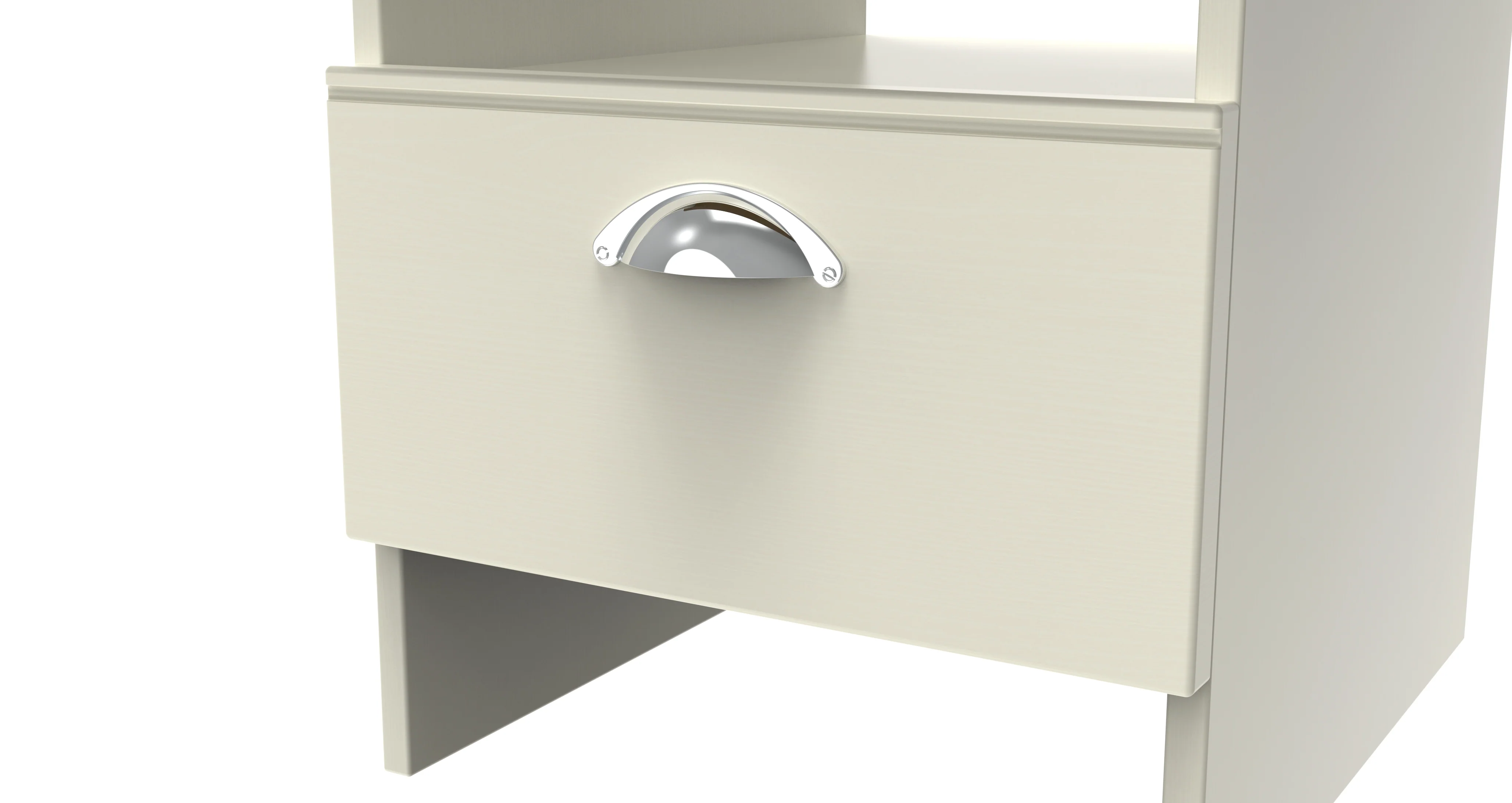 Westminster Ready Assembled Bottom Drawer Lamp Table in Cream Ash & Riviera Oak - Image 9
