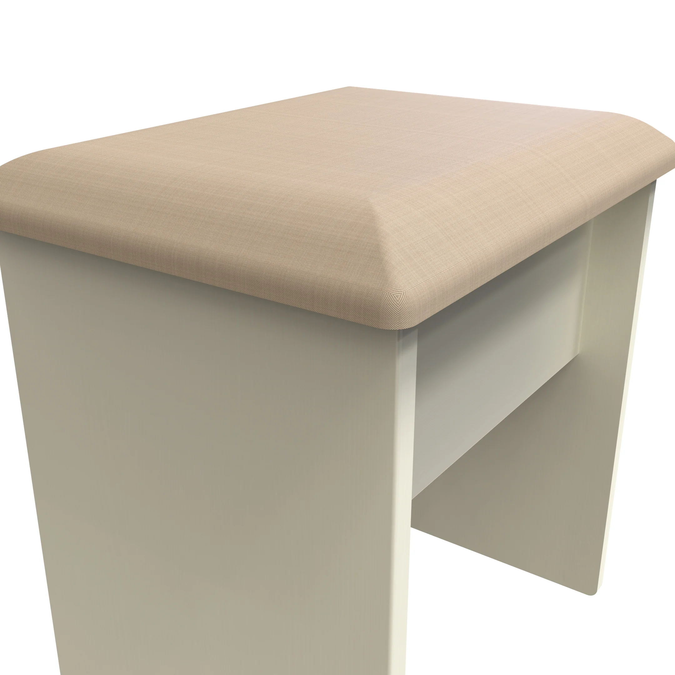 Westminster Ready Assembled Stool in Cream Ash & Riviera Oak - Image 2