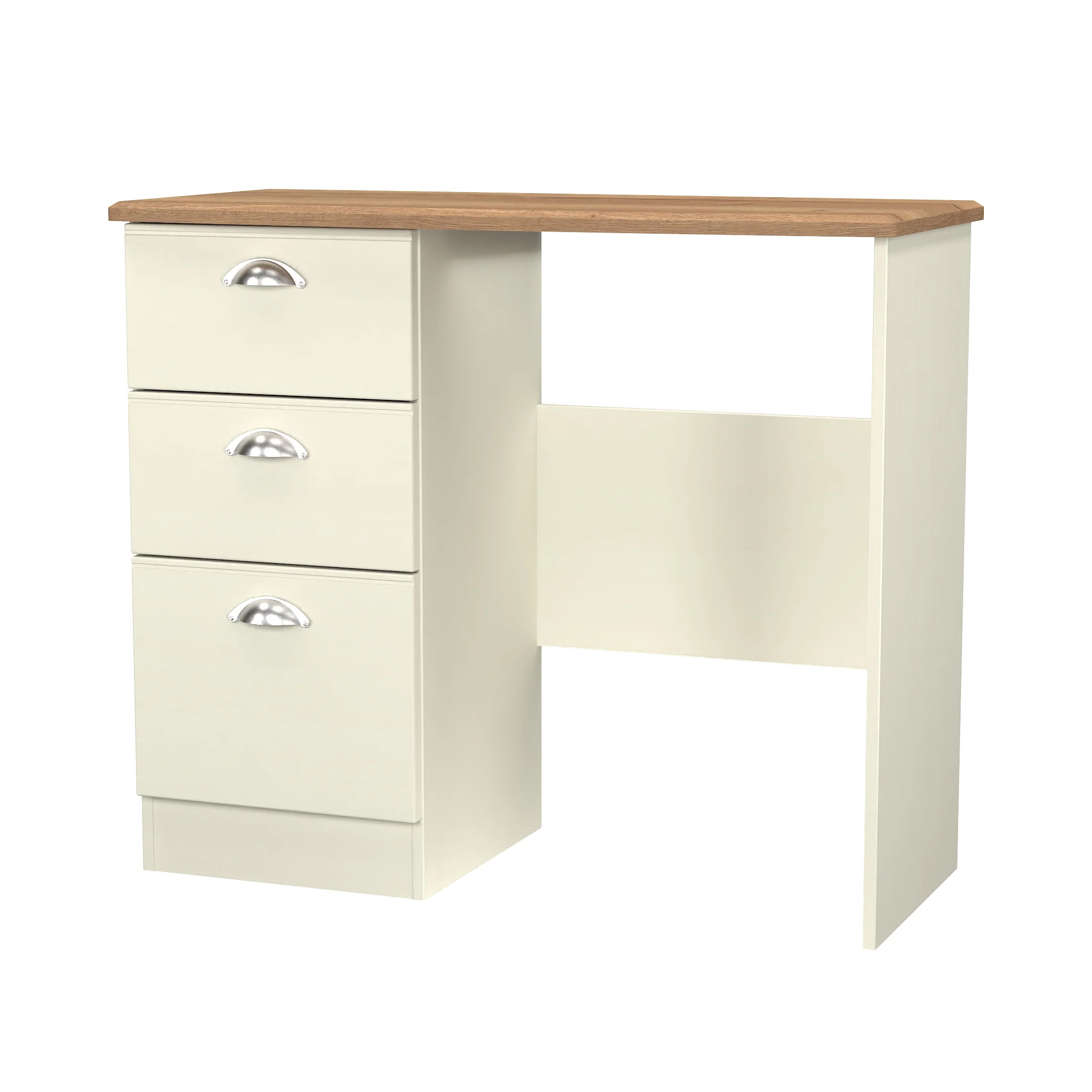 Westminster Ready Assembled Vanity in Cream Ash & Riviera Oak - Image 6