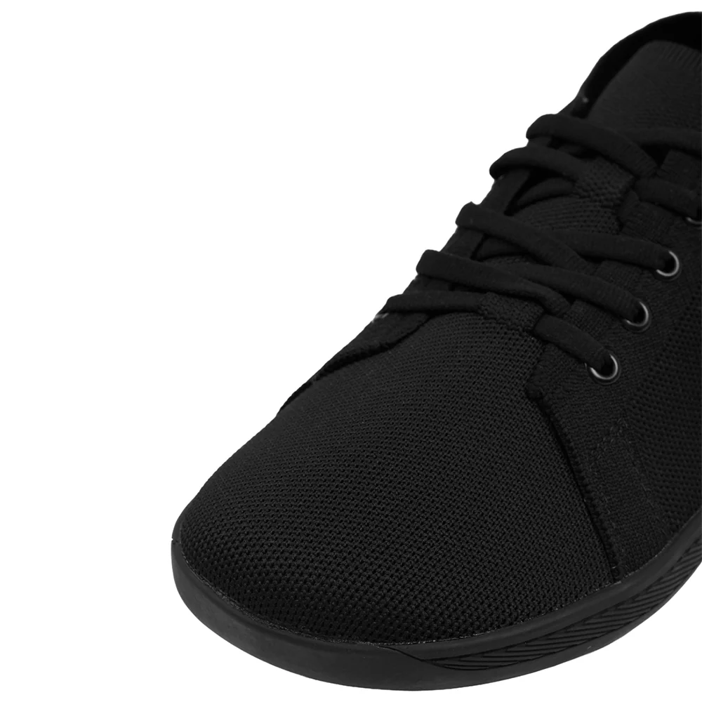 Wide Fit Trainers Comfortable Running Trainers - Black - Image 7