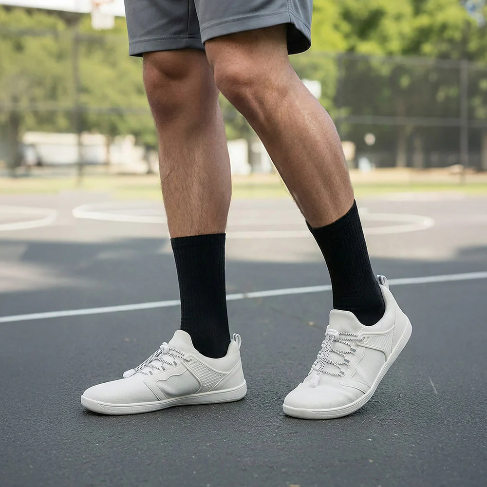 Wide Fit Trainers For Comfort & Style - White - Image 2