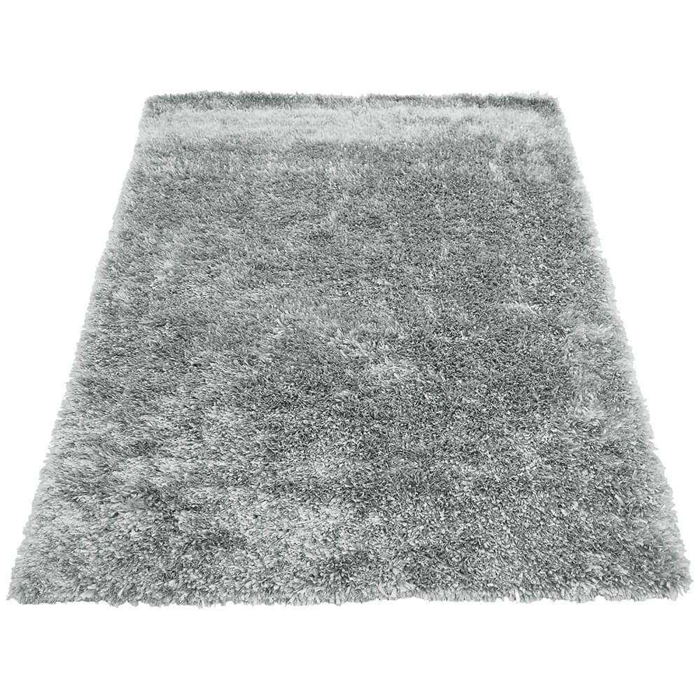 Windsor Shaggy Rug - Silver