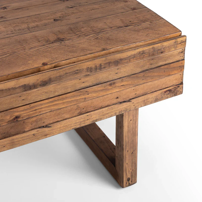 Woburn 2 Drawer Coffee Table - Image 4