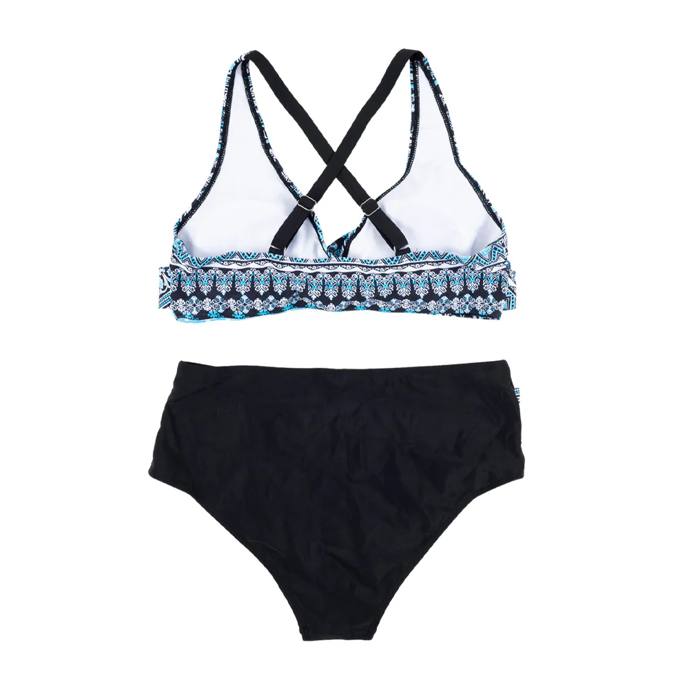 Women Two Piece V-Neckline Bikini Swimsuit - Image 4