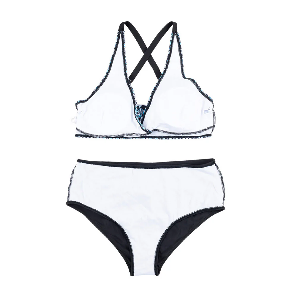 Women Two Piece V-Neckline Bikini Swimsuit - Image 7